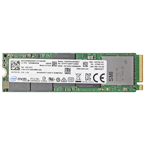 Intel SSDPEKKW256G7X1 | 600p 256GB Triple-Level Cell PCI Express 3.0 x4 NVMe M.2 2280 Solid State Drive Refurbished - Intel refurbished available on Gotodirect