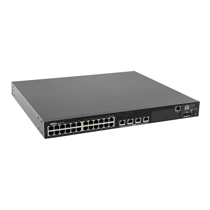 Dell K2V1V | EMC PowerSwitch N2000 Series N2128PX-ON 24 x 10/100/1000Base-T RJ-45 PoE+ 4 x 2.5GbE RJ-45 PoE++ and 2 x 10GbE SFP+ and 2 x Stacking Ports Layer 3 Managed Gigabit Ethernet Network Switch Refurbished - Dell refurbished available on Gotodirect