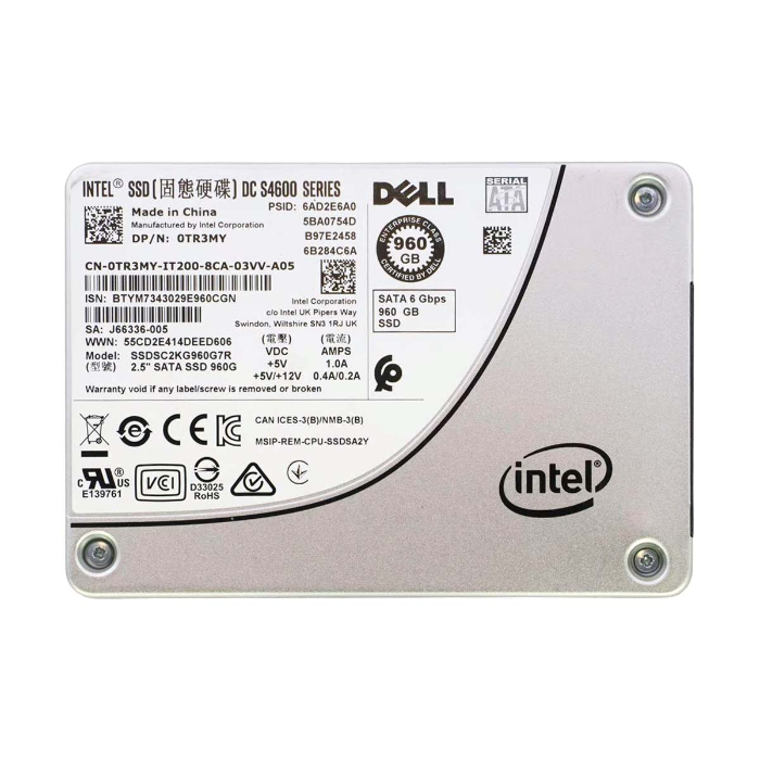 Intel SSDSC2KG960G7 | DC S4600 960GB Triple-Level Cell SATA 6Gb/s 2.5-Inch Solid State Drive Refurbished - Intel refurbished available on Gotodirect