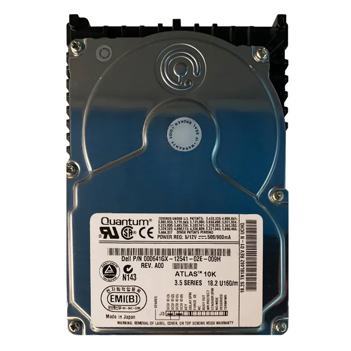Dell 000641GX | 18GB 10000RPM Ultra-160 SCSI 2MB Cache 68-Pin 3.5-inch Hard Drive Refurbished - Dell refurbished available on Gotodirect