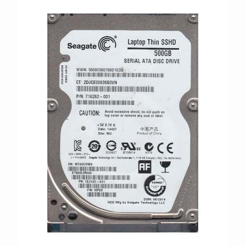 HP 716262-001 | 500GB 5400RPM SATA 6Gb/s 8GB NAND 64MB Cache SFF 2.5-inch Hybrid Hard Drive Refurbished - Hewlett-Packard (ou HP en abrégé) refurbished available on Gotodirect