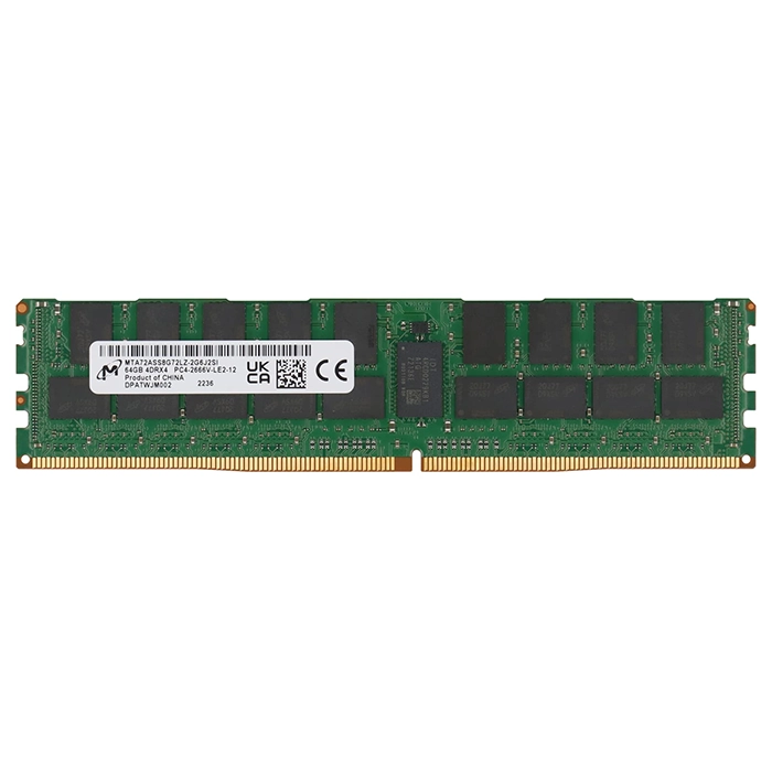 Micron MTA72ASS8G72LZ-2G6J2SI | 64GB DDR4-2666MHz PC4-21300 ECC Registered LRDIMM CL19 4Rx4 1.2V 288-Pin Memory Module Refurbished -  refurbished available on Gotodirect