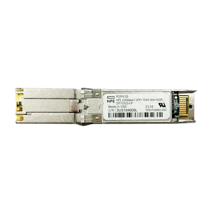 HP R0R41B | 10GBASE-T SFP+ RJ45 30m Transceiver Refurbished - Hewlett-Packard (ou HP en abrégé) refurbished available on Gotodirect