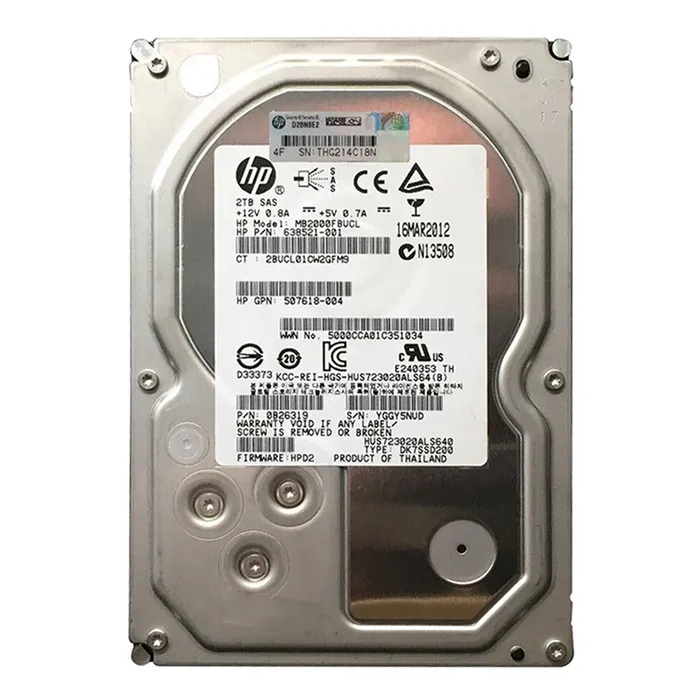HGST HUS723020ALS640 | Ultrastar 7K3000 Series 2TB 7200RPM SAS 6Gb/s 64MB Cache 512e 3.5-inch Enterprise Hard Drive Refurbished - HGST (a subsidiary of Western Digital) refurbished available on Gotodirect