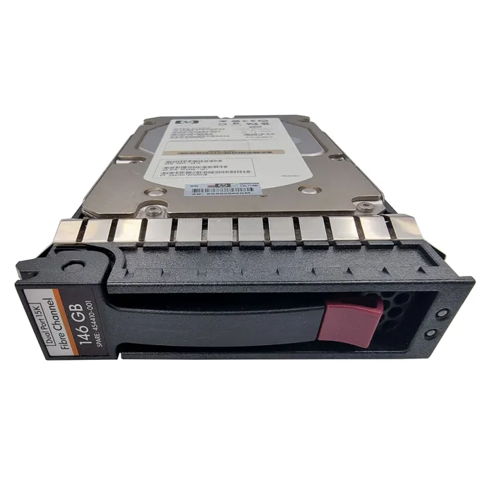 Buy HP 454410-001 | 146GB 15000RPM Fibre Channel 4Gb/s Hot-Pluggable 40-Pin 3.5-inch Hard Drive for EVA 4400/6400/8400 StorageWorks/M6412 Enclosures Refurbished - $152.19 HP 454410-001 | 146GB 15000RPM Fibre Channel 4Gb/s Hot-Pluggable 40-Pin 3.5-inch Hard Drive for EVA 4400/6400/8400 StorageWorks/M6412 Enclosures Refurbished - Hewlett-Packard (ou HP en abrégé) refurbished available on Gotodirect