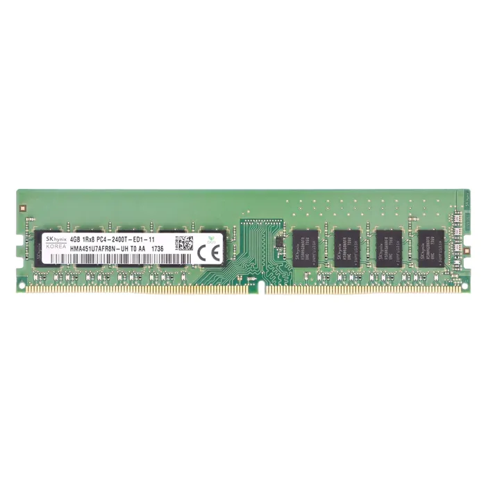 Hynix HMA451U7AFR8N-UHT0 | 4GB DDR4-2400MHz PC4-19200 ECC Unbuffered UDIMM CL17 1Rx8 1.2V 288-Pin Memory Module Refurbished -  refurbished available on Gotodirect