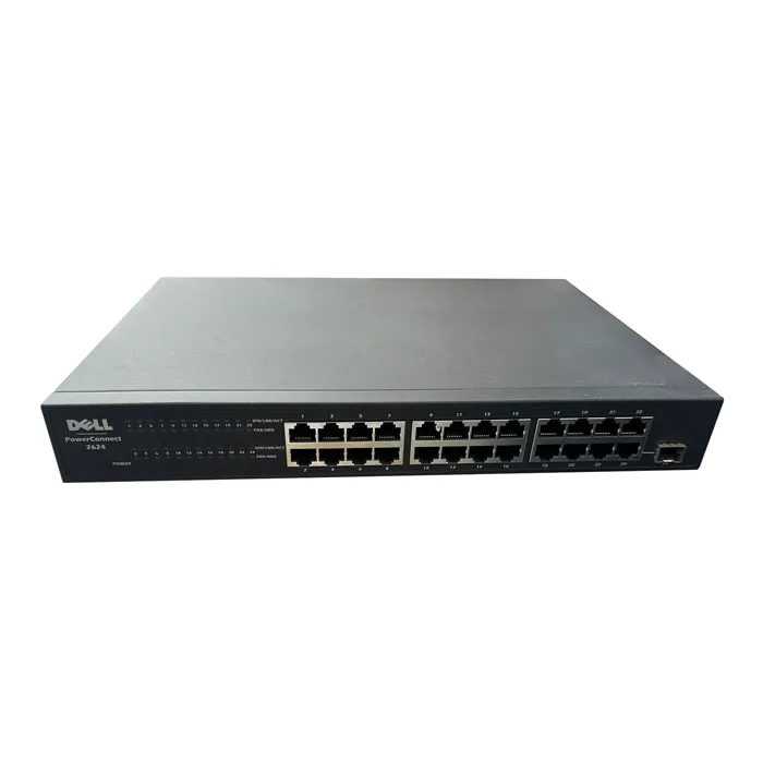 Dell 0K3676 | PowerConnect 2624 24-Ports RJ-45 1Gb/s 10/100/1000Base-T Gigabit Ethernet Switch with 1x Shared SFP (mini-GBIC) Port Refurbished - Dell refurbished available on Gotodirect
