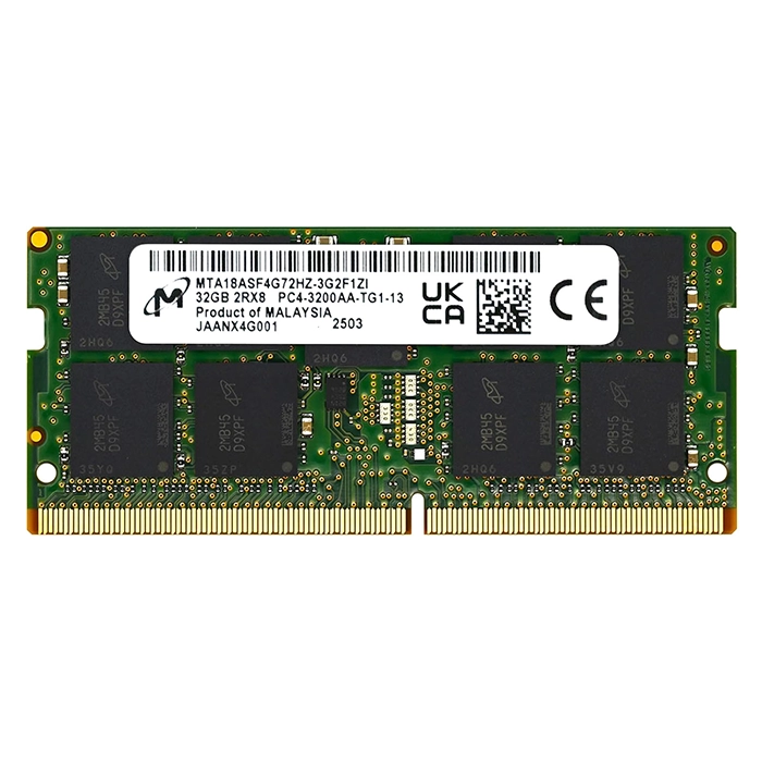 Micron MTA18ASF4G72HZ-3G2F1ZI | 32GB DDR4-3200MHz PC4-25600 ECC Unbuffered SODIMM CL22 2Rx8 1.2V 260-Pin Memory Module Refurbished -  refurbished available on Gotodirect