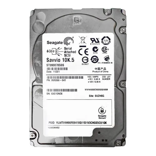 Seagate ST9900705SS | Savvio 10K.5 900GB 10000RPM SAS 6Gb/s 64MB Cache 2.5-Inch Hard Drive Refurbished - Seagate refurbished available on Gotodirect