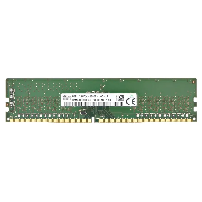 Hynix HMA81GU6CJR8N-VKN0AC | 8GB DDR4-2666MHz PC4-21300 Non-ECC Unbuffered UDIMM CL19 1Rx8 1.2V 288-Pin Memory Module Refurbished -  refurbished available on Gotodirect