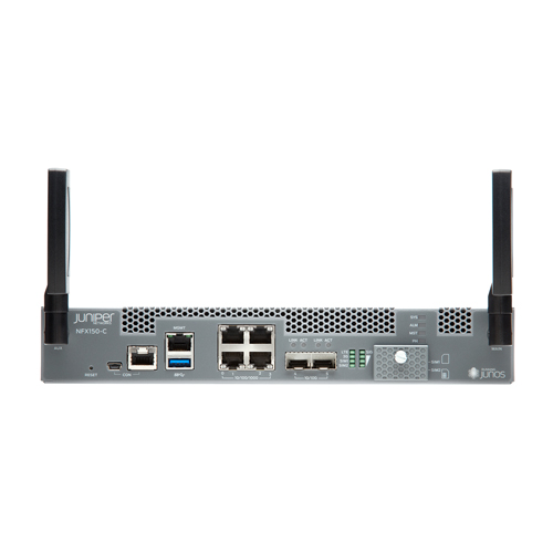 Juniper NFX150-C-S1 | NFX150-C 4 x 1000Base-T 2 x Ports 1000BASE-X/10GBase-X SFP+ Ports 4 core x86 Processor with QAT 128 GB SSD 8 GB Memory Refurbished -  refurbished available on Gotodirect