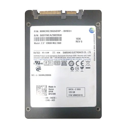Samsung MMCRE28G5DXP-0VBD1 | 128GB Multi-Level Cell SATA 3Gb/s 2.5-Inch Solid State Drive Refurbished - Samsung refurbished available on Gotodirect