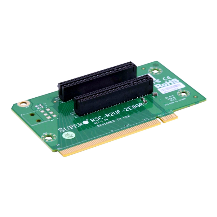 Supermicro RSC-R2UF-2E8GR | 2U Rhs PCI Express X16 & PCI Express x8 Riser Card Refurbished -  refurbished available on Gotodirect