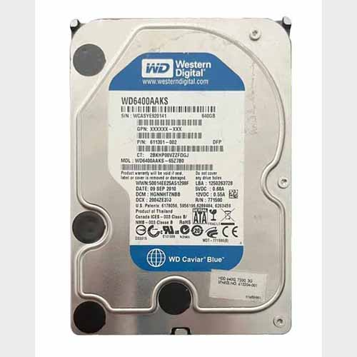 HP 611301-002 | 640GB 7200RPM SATA 3Gb/s 3.5-Inch Hard Drive Refurbished - Hewlett-Packard (ou HP en abrégé) refurbished available on Gotodirect
