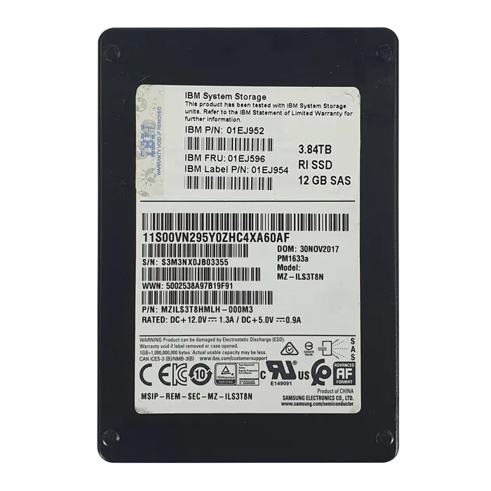 IBM 01EJ952 | 3.84TB SAS 12Gb/s 2.5-Inch Solid State Drive Refurbished -  refurbished available on Gotodirect