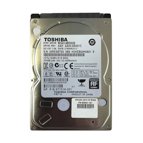 Buy HP 622643-001 | 320GB 5400RPM SATA 3Gb/s 8MB Cache 2.5-inch Hard Drive Refurbished - $140.00 HP 622643-001 | 320GB 5400RPM SATA 3Gb/s 8MB Cache 2.5-inch Hard Drive Refurbished - Hewlett-Packard (ou HP en abrégé) refurbished available on Gotodirect