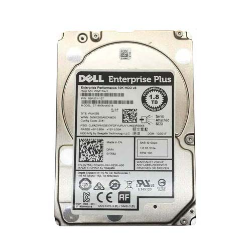 Dell 0V768J | 1.8TB 10000RPM SAS 12Gb/s Hot-Pluggable 2.5-Inch Enterprise Hard Drive Refurbished - Dell refurbished available on Gotodirect