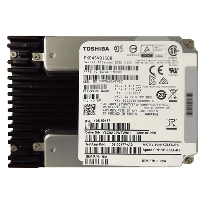 NetApp X365A-R6 | 1.6TB SAS 12Gb/s SFF Nse 2.5-Inch Solid State Drive For Ds2246 Fas2240 Refurbished -  refurbished available on Gotodirect