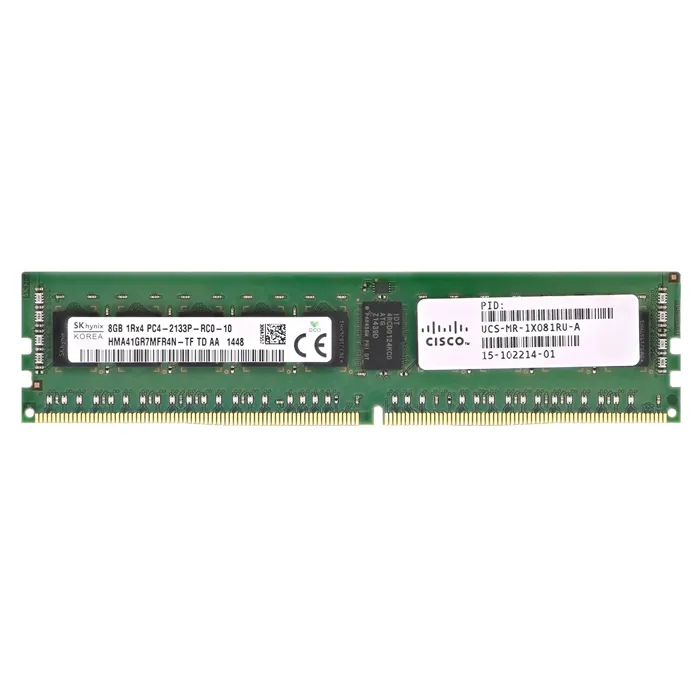 Cisco UCS-MR-1X081RU-A= | 8GB DDR4-2133MHz PC4-17000 ECC Registered RDIMM CL15 1Rx4 1.2V 288-Pin Memory Module Refurbished - Cisco Systems Inc. refurbished available on Gotodirect