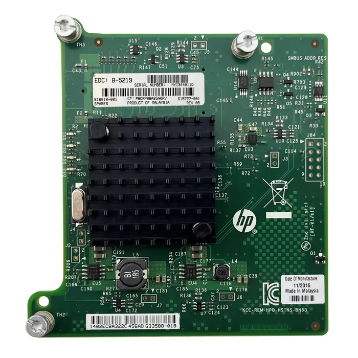 HP 616010-001 | 4 x RJ-45 Ports 1Gb/s 100Base-TX/1000Base-T PCI Express 2.1 x4 366M Ethernet Network Adapter Refurbished - Hewlett-Packard (ou HP en abrégé) refurbished available on Gotodirect