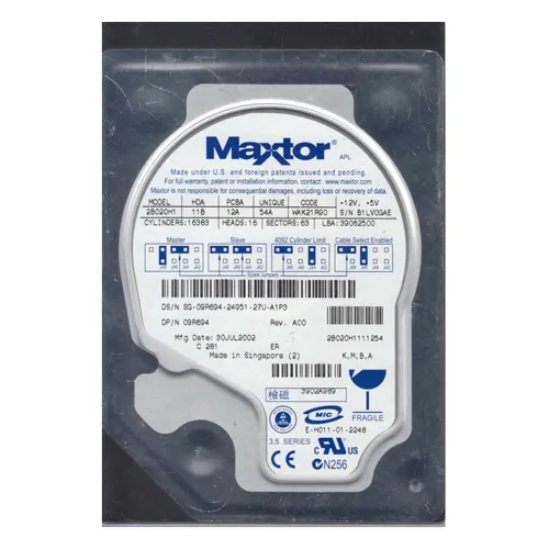 Dell 09R694 | 20GB 5400RPM ATA/IDE 2MB Cache 3.5-Inch Hard Drive Refurbished - Dell refurbished available on Gotodirect