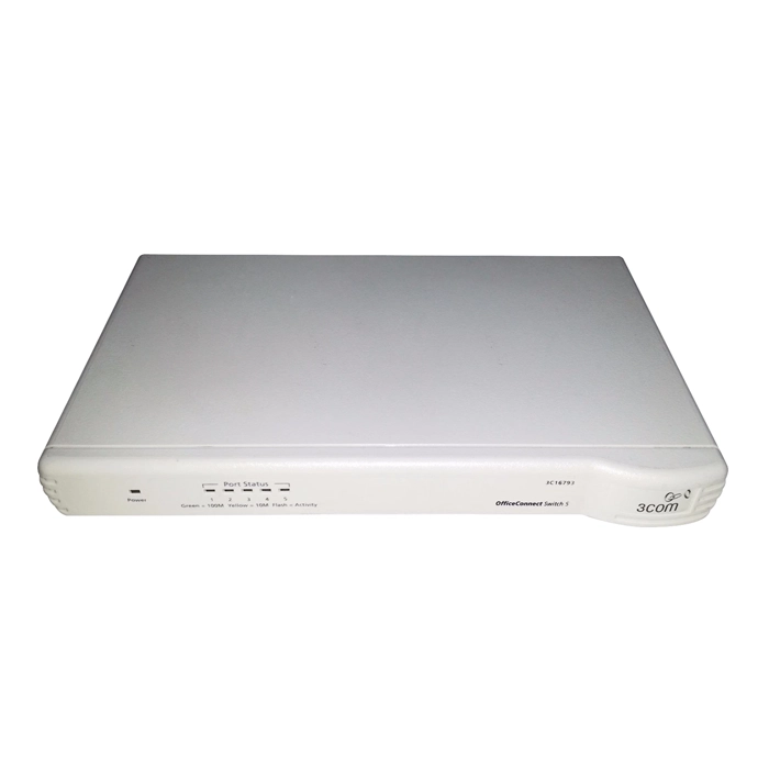 3Com 3C16793-US | OfficeConnect 5 x RJ-45 Ports 10/100Base-TX Layer 2 Managed Rack-mountable Fast Ethernet Network Switch Refurbished -  refurbished available on Gotodirect