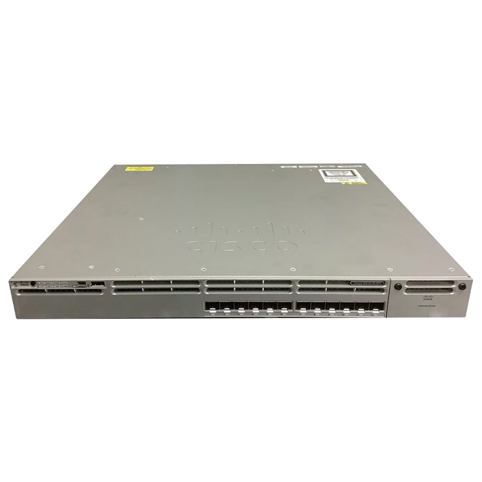 Cisco WS-C3850-12XS-E-RF | Catalyst 3850 Series 3850-12XS 12 x SFP+ Ports 10GBase-X Layer 3 Managed 1U Rack-mountable Stackable Gigabit Ethernet Network Switch Refurbished - Cisco Systems Inc. refurbished available on Gotodirect
