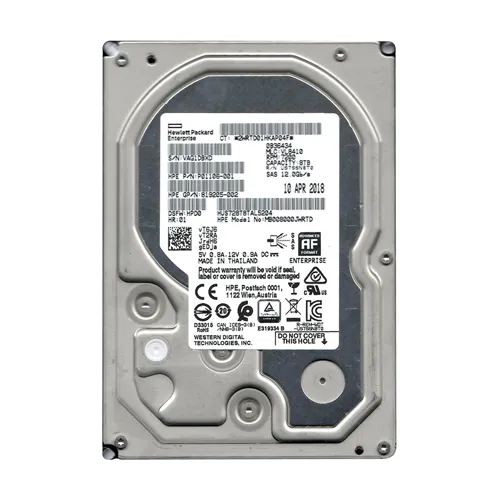 HP MB008000JWRTD | 8TB SAS 12Gb/s 7200RPM 3.5-Inch Hard Drive Refurbished - Hewlett-Packard (ou HP en abrégé) refurbished available on Gotodirect