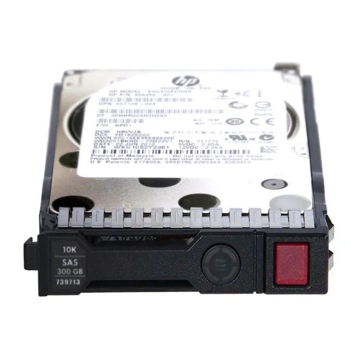 HP 739713-001 | 300GB 10000RPM SAS 6Gb/s SFF Hot-Pluggable Dual Port 2.5-inch Hard Drive for Gen8 to Gen9 ProLiant Servers Refurbished - Hewlett-Packard (ou HP en abrégé) refurbished available on Gotodirect