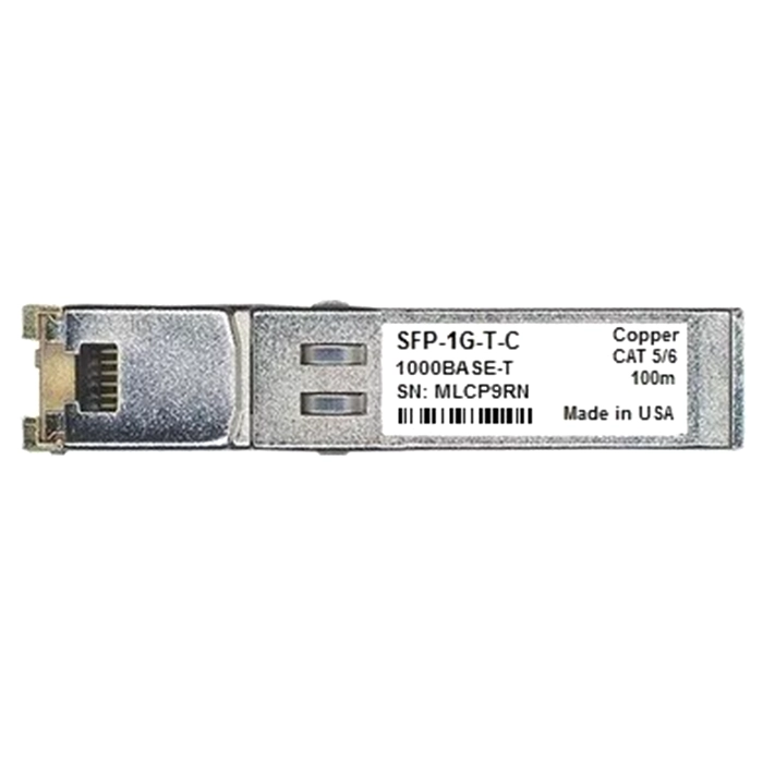 Juniper SFP-1G-T-C | 1Gb/s 1000Base-T Copper 100m Standard Temperature (0 through 70 DegC) RJ-45 Connector SFP Transceiver Refurbished -  refurbished available on Gotodirect