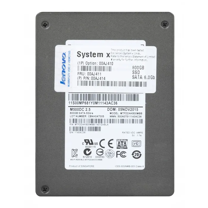 IBM 00AJ410 | 800GB Multi-Level Cell SATA 6Gb/s Hot Swappable 2.5-Inch Solid State Drive Refurbished -  refurbished available on Gotodirect