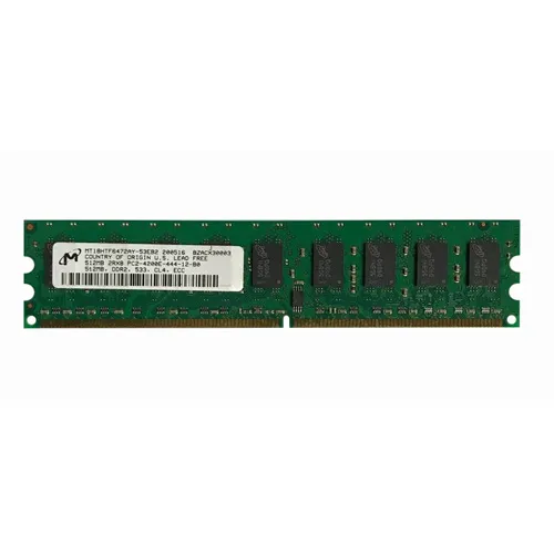 Micron MT18HTF6472AY-53EB2 | 512MB DDR2-533MHz PC2-4200 ECC Unbuffered UDIMM CL4 2Rx8 1.8V 240-Pin Memory Module Refurbished -  refurbished available on Gotodirect