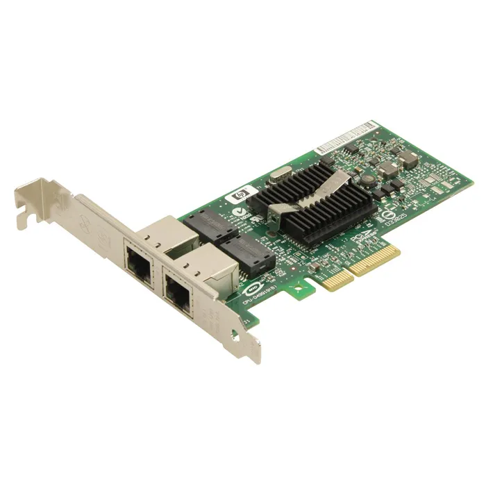 HP 412651-001 | Dual-Ports RJ-45 1Gb/s 10Base-T/100Base-TX/1000Base-T Gigabit Ethernet PCI Express x4 Server Network Adapter Refurbished - Hewlett-Packard (ou HP en abrégé) refurbished available on Gotodirect