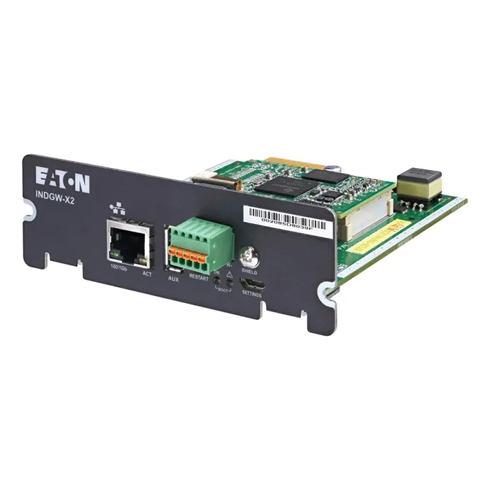 Eaton INDGW-X2 | Gigabit Industrial Gateway X2 Card for 9155/ 9355/ 9395/ 9395P and 9395C UPS Refurbished - Eaton refurbished available on Gotodirect