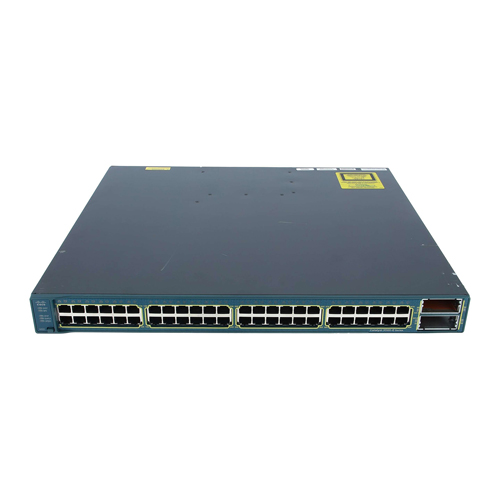 Buy Cisco WS-C3560E-48TD-SD | Catalyst 3560E Series 3560E-48TD 48 x RJ-45 Ports 10/100/1000Base-T + 2 x SFP+ X2 Ports Layer 3 Managed Rack-mountable Gigabit Ethernet Network Switch Refurbished - $343.33 Cisco WS-C3560E-48TD-SD | Catalyst 3560E Series 3560E-48TD 48 x RJ-45 Ports 10/100/1000Base-T + 2 x SFP+ X2 Ports Layer 3 Managed Rack-mountable Gigabit Ethernet Network Switch Refurbished - Cisco Systems Inc. refurbished available on Gotodirect