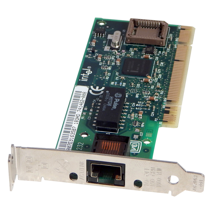 Buy Intel 741462-008 | PRO/100+ Single-Port RJ-45 100Mbps 10Base-T/100Base-TX Fast Ethernet PCI Desktop Network Adapter Refurbished - $152.86 Intel 741462-008 | PRO/100+ Single-Port RJ-45 100Mbps 10Base-T/100Base-TX Fast Ethernet PCI Desktop Network Adapter Refurbished - Intel refurbished available on Gotodirect