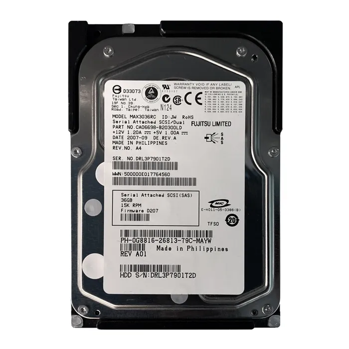 Dell G8816 | 36GB 15000RPM SAS 3Gb/s Hot-Pluggable 16MB Cache 3.5-Inch Hard Drive for PowerEdge Server Refurbished - Dell refurbished available on Gotodirect