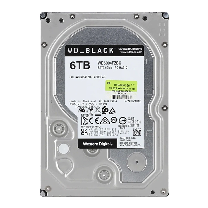 Buy Western Digital WD6004FZBX | Black 6TB 3.5-inch 6GB/s SATA 7200RPM 256MB Cache Gaming Hard Drive Refurbished - $510.00 Western Digital WD6004FZBX | Black 6TB 3.5-inch 6GB/s SATA 7200RPM 256MB Cache Gaming Hard Drive Refurbished - Western Digital refurbished available on Gotodirect