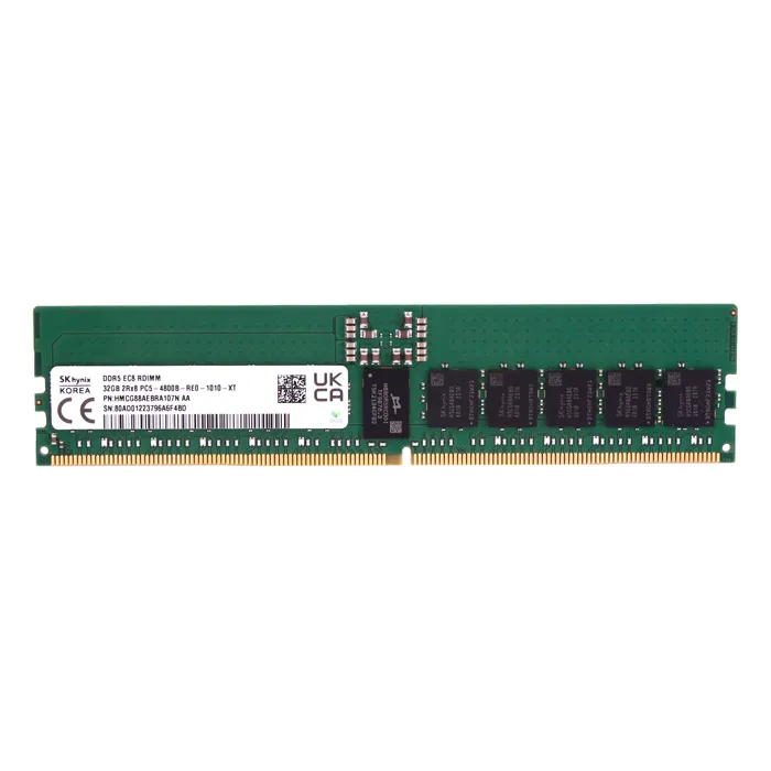 Hynix HMCG88AEBRA107N | 32GB DDR5-4800MHz PC5-38400 ECC Registered RDIMM CL40 2Rx4 1.1V 288-Pin Memory Module Refurbished -  refurbished available on Gotodirect