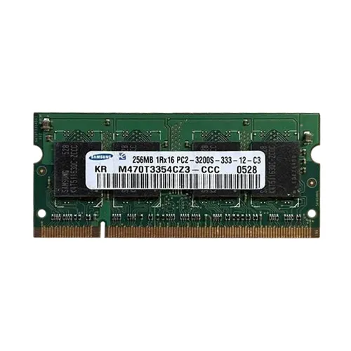Samsung M470T3354CZ3-CCC | 256MB DDR2-400MHz PC2-3200 Non-ECC Unbuffered SODIMM CL3 1Rx16 1.8V 200-Pin Memory Module Refurbished - Samsung refurbished available on Gotodirect