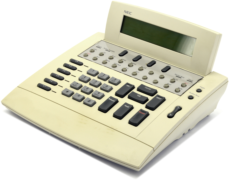 NEC Dterm/Neax SN716 Desk Console White (SN716) Refurbished - NEC (Nippon Electric Company) refurbished available on PCLiquidations