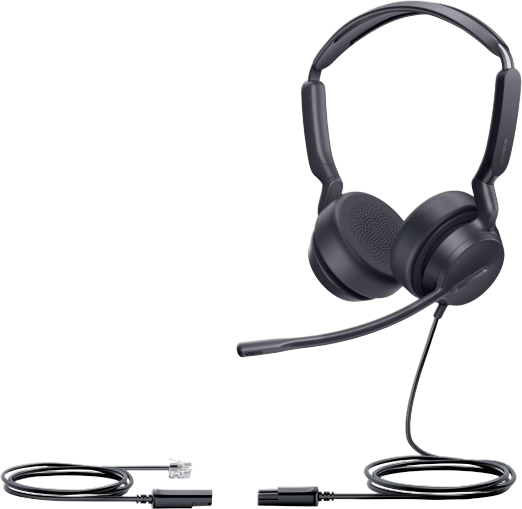 Yealink YHS36 E2 Dual RJ9 Wired Headset - UC Refurbished - Yealink refurbished available on PCLiquidations
