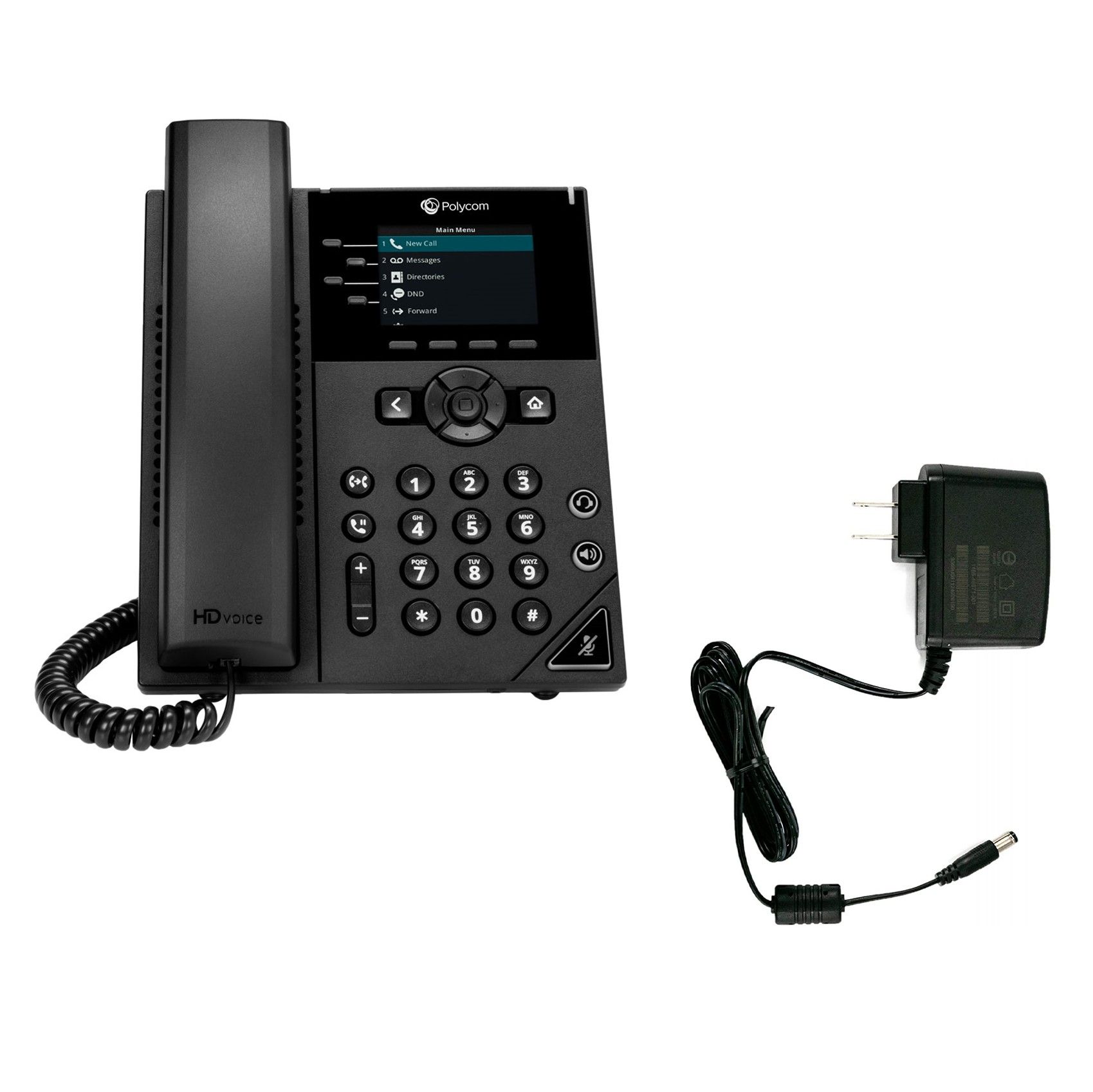 Poly VVX 250 IP Speakerphone w/Power Adapter Refurbished - N/A (Il existe plusieurs marques avec le nom "Poly", il refurbished available on PCLiquidations
