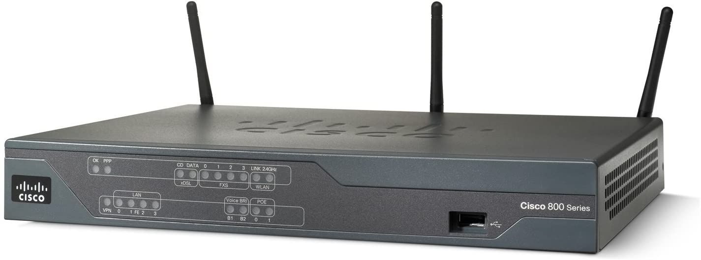 Cisco 881W IEEE 802.11n Wireless Integrated Services Router Refurbished - Cisco Systems Inc. refurbished available on PCLiquidations