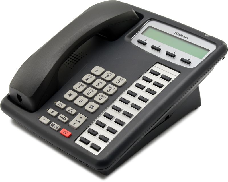 Toshiba IPT2020-SD 20-Button Charcoal IP Display Speakerphone Refurbished - Toshiba refurbished available on PCLiquidations