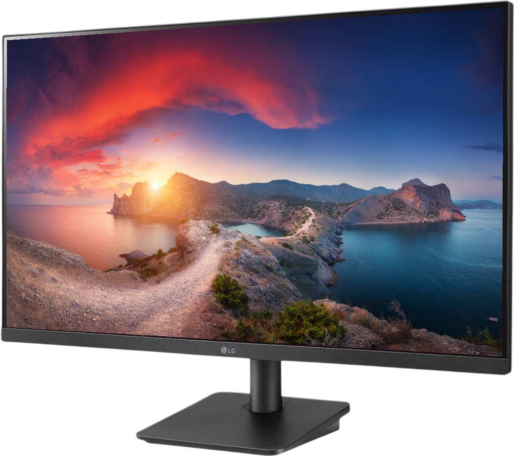 LG 27MP40W-B 27"" FHD 3-Side Borderless IPS LCD Monitor - Grade C Refurbished - LG refurbished available on PCLiquidations