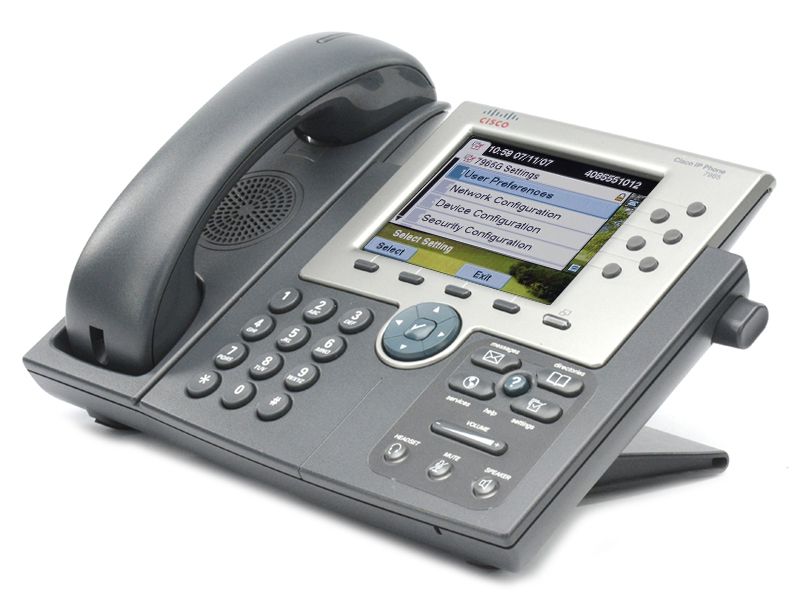 Cisco Unified 7965G Charcoal Gigabit IP Display Speakerphone - Grade B Refurbished - Cisco Systems Inc. refurbished available on PCLiquidations