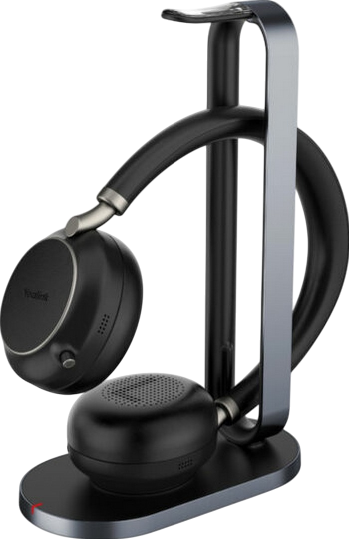 Yealink BH76 Teams with Charging Stand Bluetooth Headset Black - USB C Refurbished - Yealink refurbished available on PCLiquidations