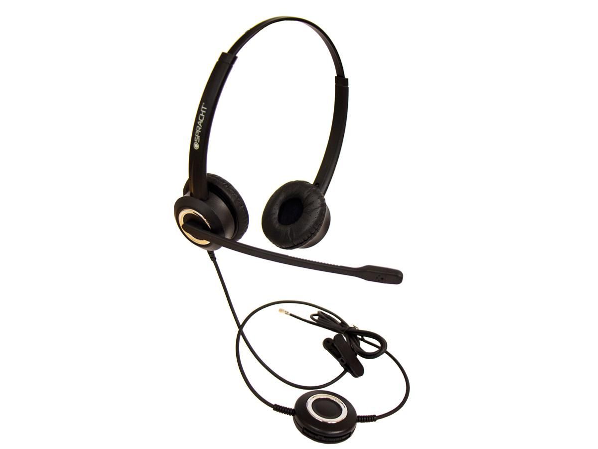Spracht ZuM ZUMRJ9B Binaural Headset - RJ9 Refurbished - N/A refurbished available on PCLiquidations
