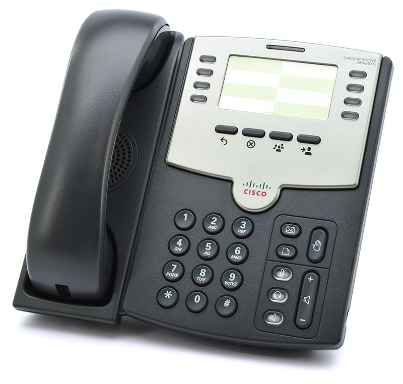 Cisco SPA501G Charcoal IP Speakerphone - Grade A Refurbished - Cisco Systems Inc. refurbished available on PCLiquidations